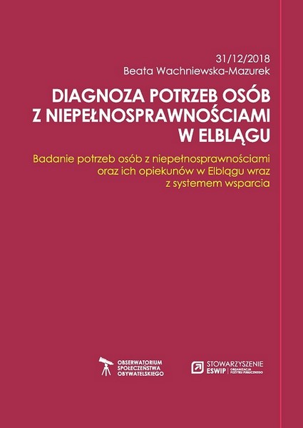 O potrzebach osób z niepełnosprawnościami w Elblągu