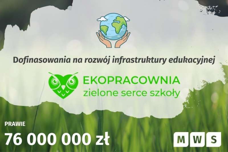Nabór uzupełniający na "Ekopracownie - zielone serce szkoły"