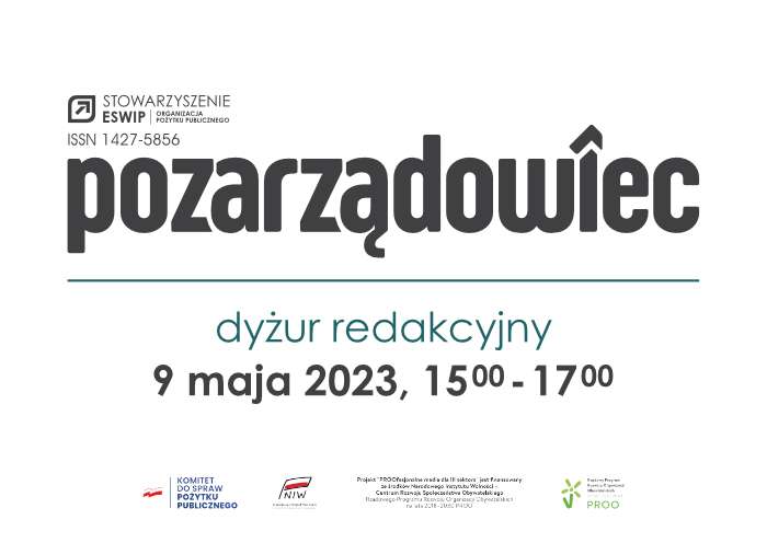 Dyżur redakcyjny już 9 maja