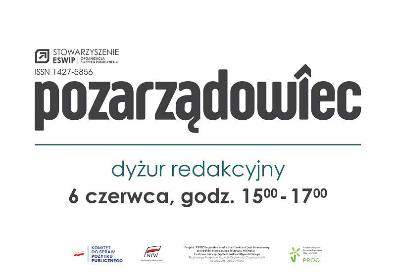 Dyżur redakcyjny już 6 czerwca