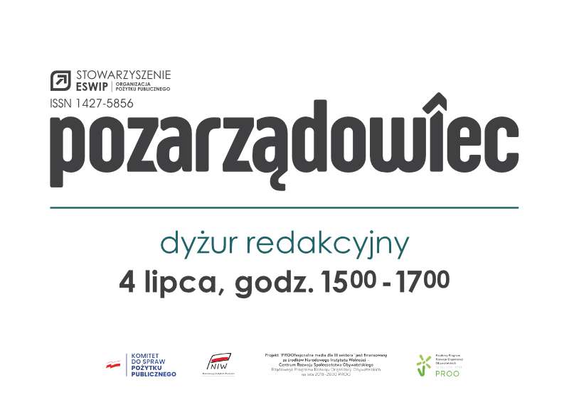 Dyżur redakcyjny już 4 lipca