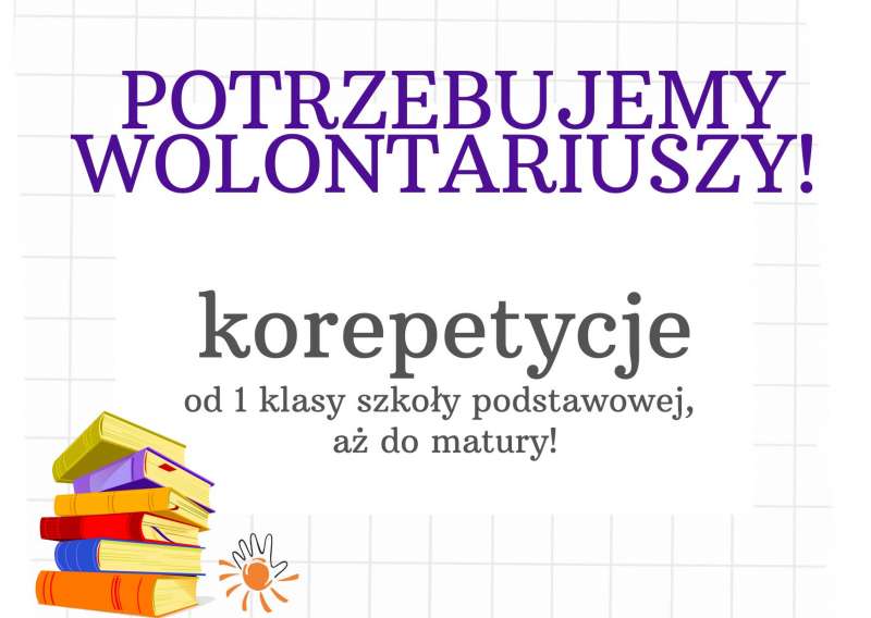 Poszukują wolontariuszy do korepetycji z matematyki!