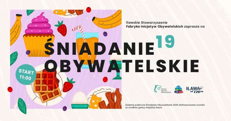 "Śniadanie obywatelskie" w Iławie - 30 sierpnia 2025 r.