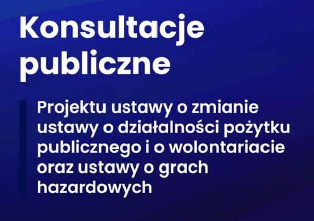 Konsultacje ustawy o działalności pożytku publicznego i wolontariacie