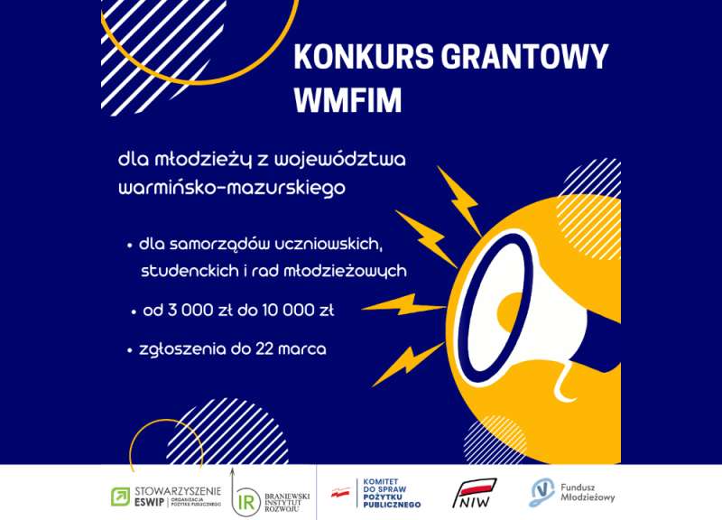 Konkurs na granty dla młodzieży