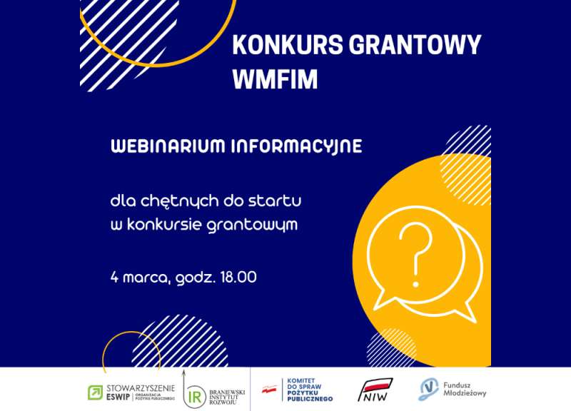 Webinarium nt. grantów dla młodzieży