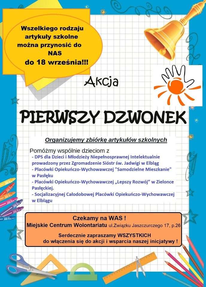 Pomoc z pierwszym dzwonkiem