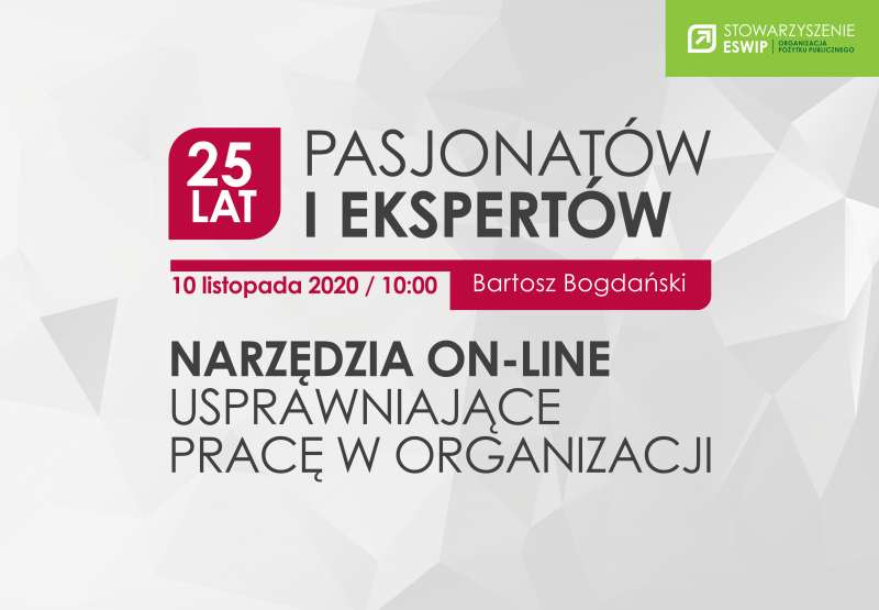 Narzędzia on-line usprawniające pracę w organizacji
