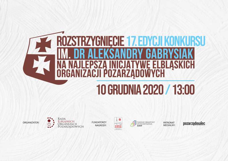 Rozstrzygnięcie 17. Konkursu im. dr Gabrysiak