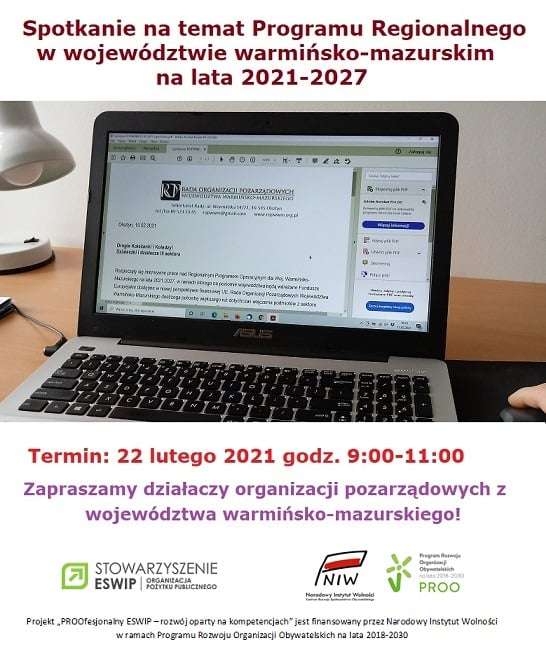 Spotkanie dla organizacji pozarządowych zainteresowanych funduszami unijnymi