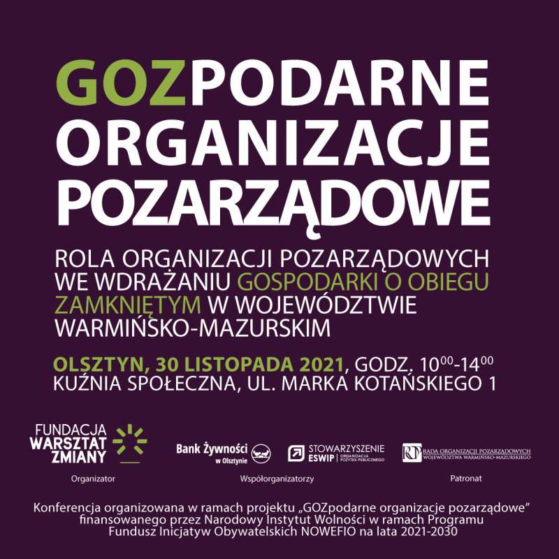 GOZpodarne organizacje pozarządowe