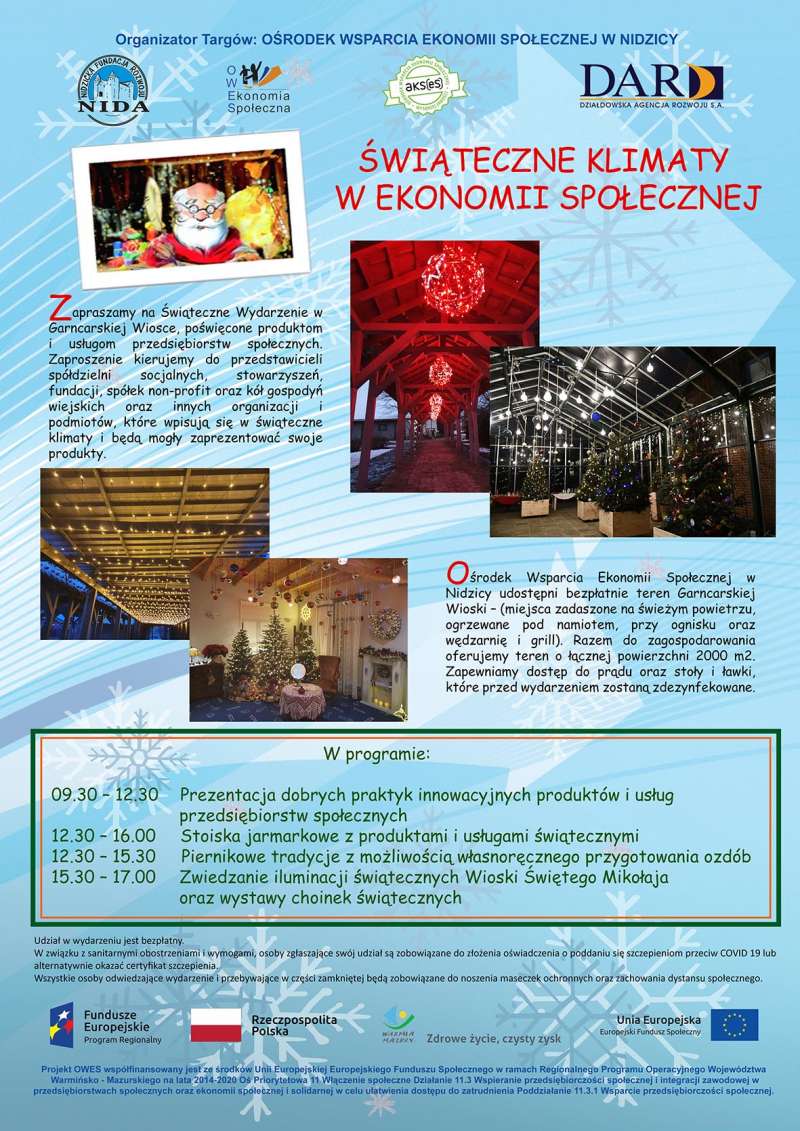 Świąteczne klimaty w ekonomii społecznej