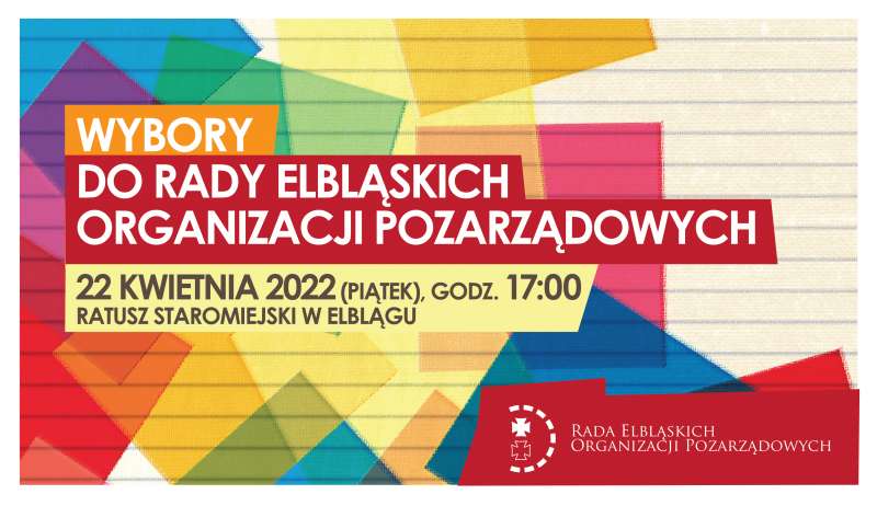 Wybory do Rady Elbląskich Organizacji Pozarządowych kadencji 2022-2025