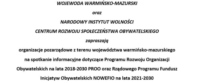 Porozmawiają o konkursach dotacyjnych