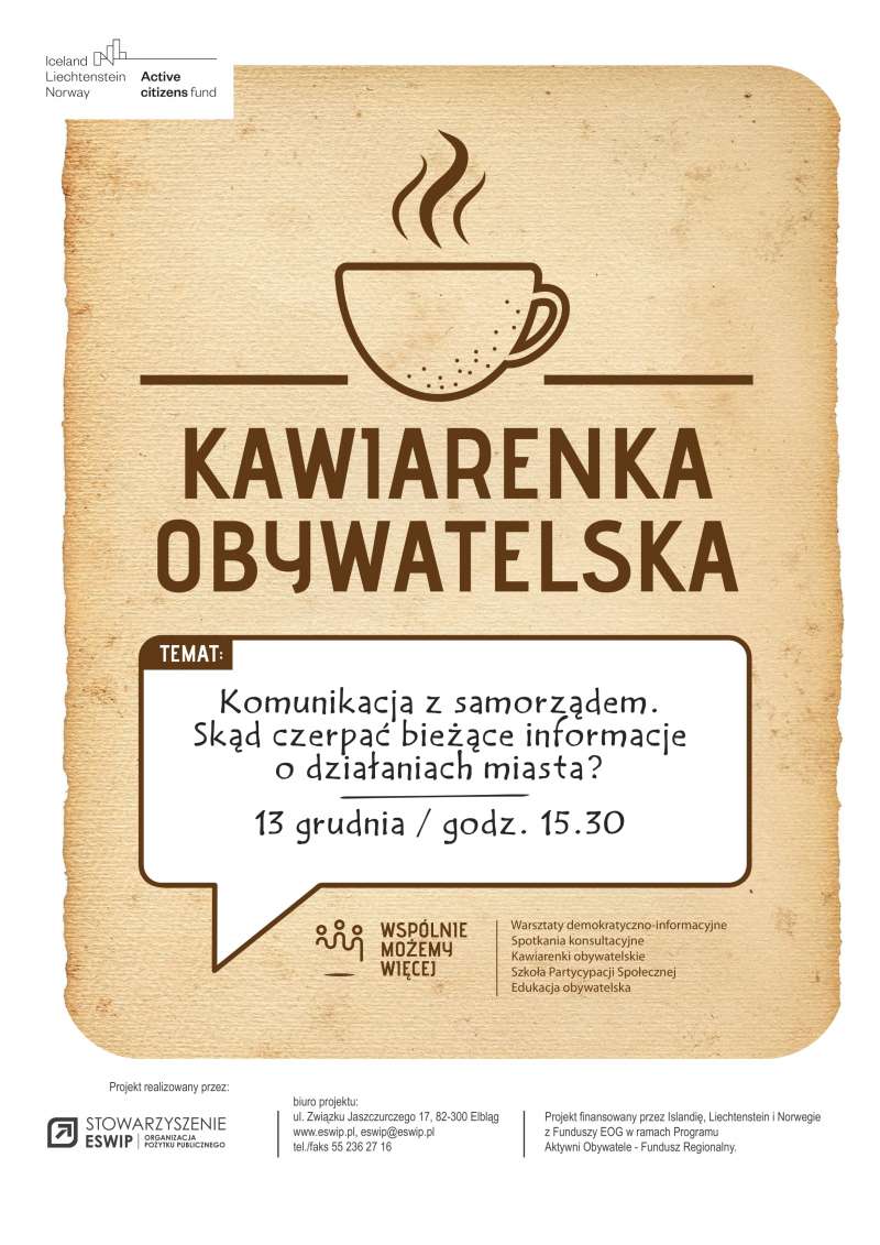 Elbląg. O komunikacji z samorządem