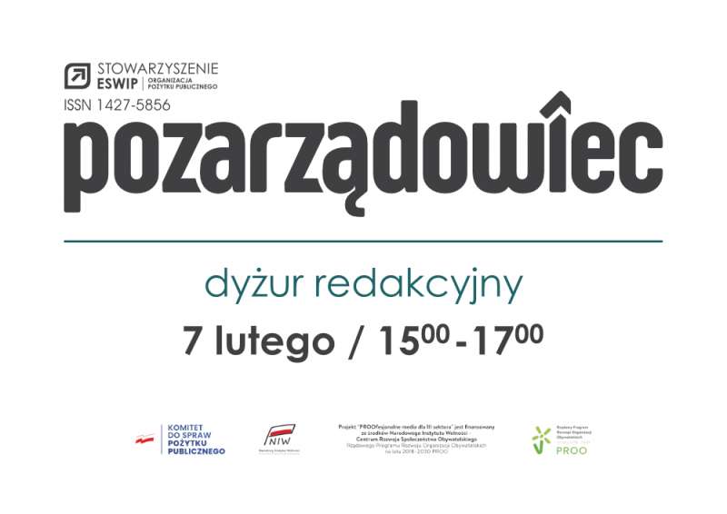 Dyżur redakcyjny już 7 lutego