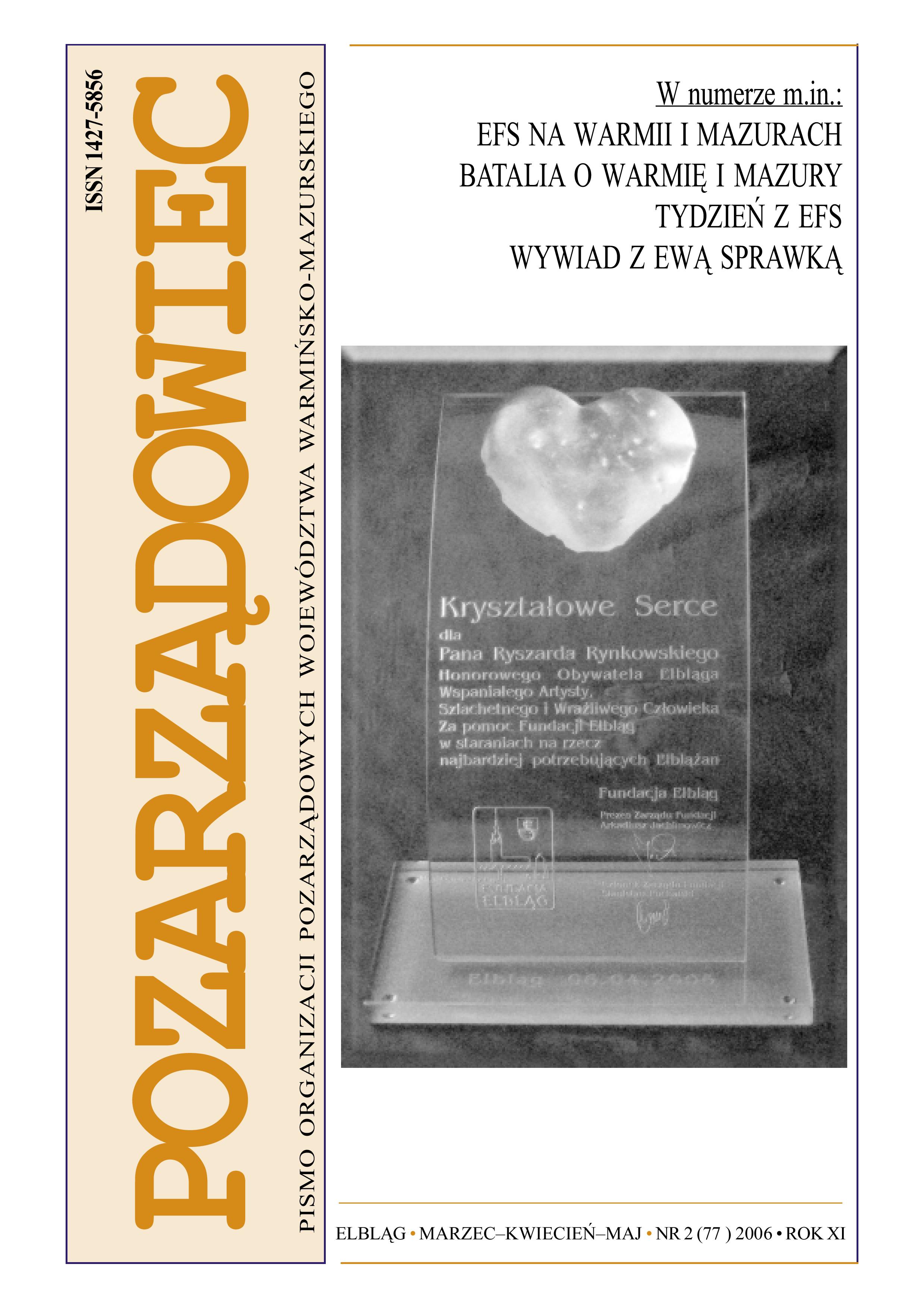 Wydanie nr 2 Marzec/Kwiecień 2006