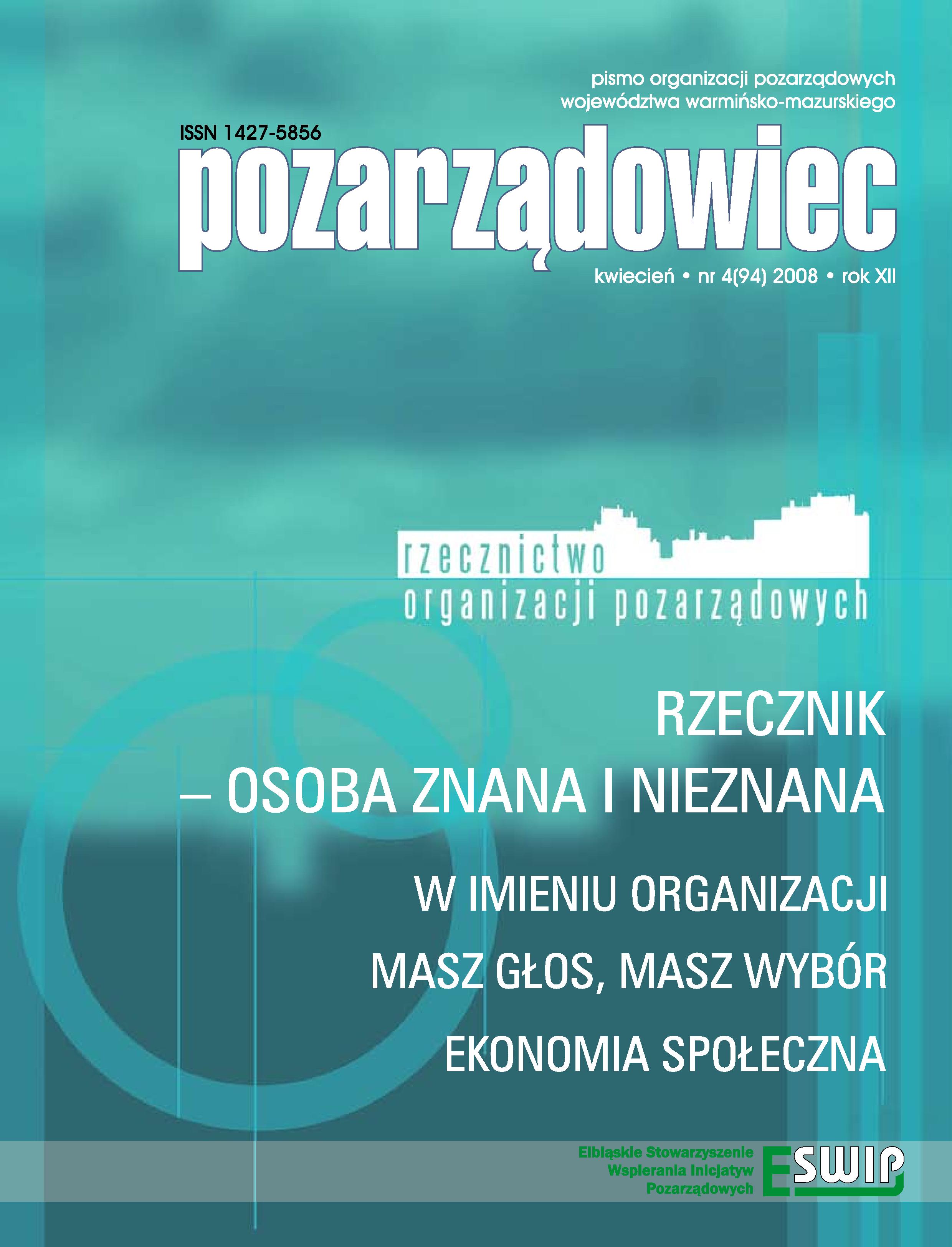 Wydanie nr 4 Kwiecień 2008