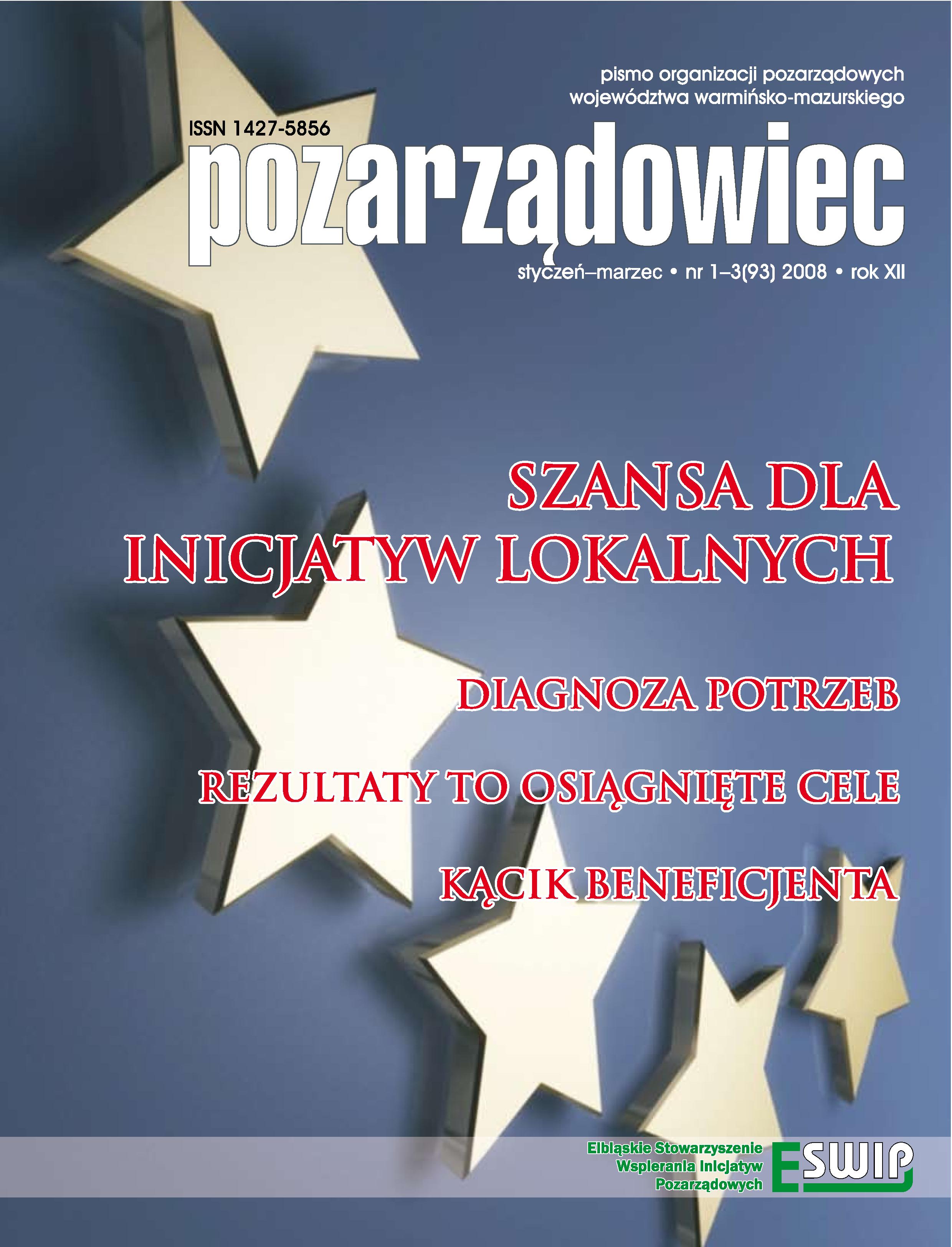 Wydanie 1-3 Styczeń/Marzec 2008